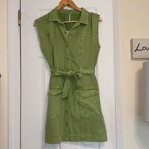 Brand New Green YFB dress. Size small. Perfect summer dress!